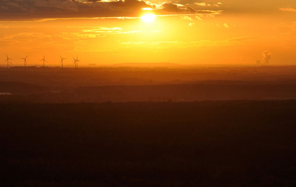 Sonnenuntergang am Collmberg b. Oschatz